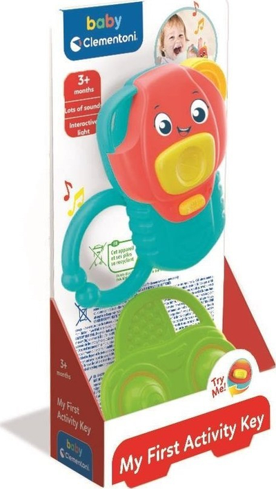 Lodër muzikore Clementoni Musical Key, 3 melodi, për foshnje 3m+