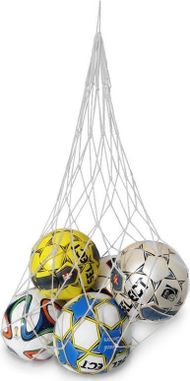 Rrjetë për topa YakimaSport Ball Net, kapacitet 12 15 topa, e bardhë