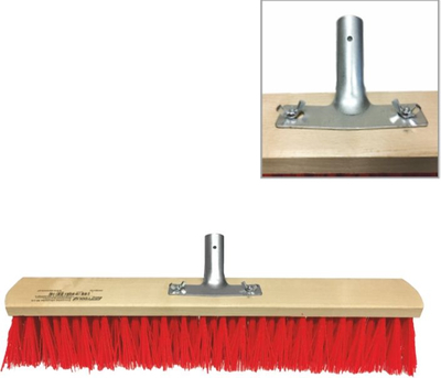 Fshesë rruge Awtools Street Broom, 80cm, me fije najloni, e kuqe