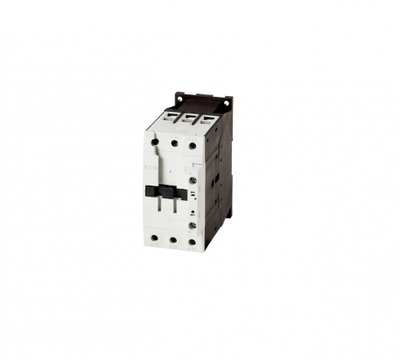 Kontaktor Eaton DILM65 RDC24, bobinë 24V DC, 3 pole 65A, gri