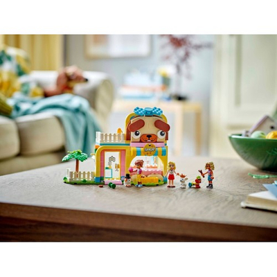Set lodrash Pet Accessories Shop, playset dyqan aksesoresh për kafshë, shumëngjyrësh