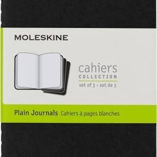Set fletore Moleskine Cahier Journals P, 9x14cm, faqe të bardha, 3 copë