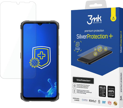 Folie mbrojtëse 3MK SilverProtection+ për Ulefone Armor 12 5G, antimikrobiale, transparente