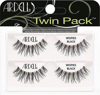 Qerpikë të rremë Ardell Twin Pack Wispies Black, 2 palë, të zinj