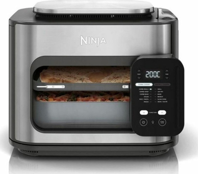 Furrë dhe air fryer Ninja Combi SFP700EU, 12 programe, kompakte, argjend