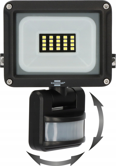 Reflektor Brennenstuhl Floodlight 20W LED, 2300 lm, me sensor lëvizje PIR, ngjyrë e zezë