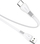 Kabllo USB në USB C Hoco X40 Noah, 1m, 2.4A, e bardhë