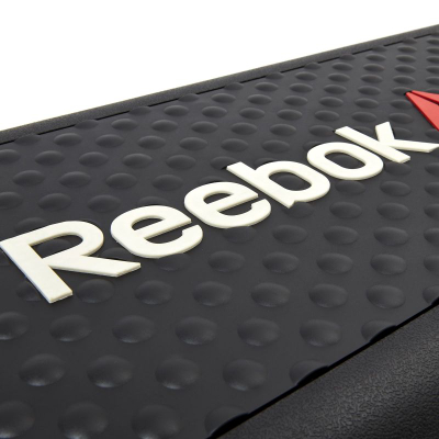 Step aerobik Reebok RAP-10150, lartësi e rregullueshme, sipërfaqe antirrëshqitëse, gri