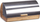 Kuti buke Zeller Bread Bin 25344, bambu, çelik inox, argjendtë