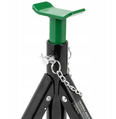 Qendra mbështetëse palosëse për makinë ROCKFORCE, 3 ton, set 2 copë, metalike