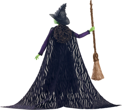 Kukull koleksionuese Wicked Deluxe Elphaba, me aksesorë, fustan i zi vjollcë