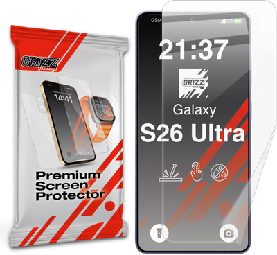 Заштита за екран GrizzGlass CeramicFilm, за Samsung Galaxy S26 Ultra, флексибилна, проѕирна