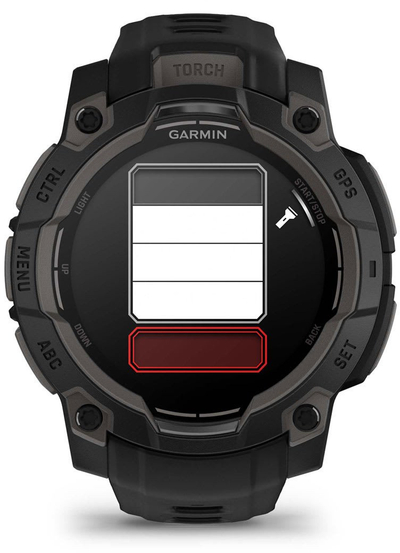 Garmin Instinct 3 GPS паметен часовник, 45 mm, AMOLED, црн