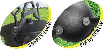Kazan gjuetie gize Cast Iron, 10L, pa smalt, gri