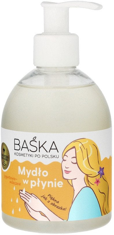 Sapun i lëngshëm për duar Baśka Cosmetics Milk and Yogurt, 250ml