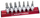 Set me çelësa bit Kraftwerk Hex. 3/8'', 7 copë