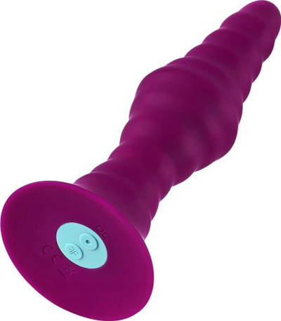 Интимна вибрирачка играчка FemmeFunn Pyra Large, далечински управувач без жици, водоотпорна, темно фуксија боја