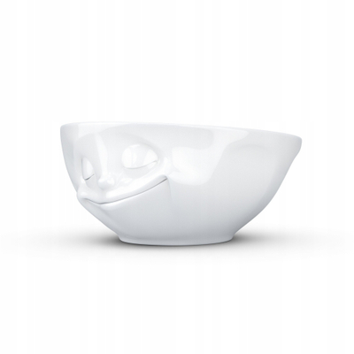 Tas porcelani Fiftyeight Happy Bowl, 350 ml, i bardhë