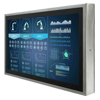 Monitor industrial Winmate W22L100-SPA369, 22", Full HD 1920x1080, argjent
