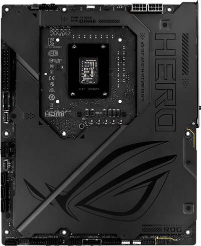 Матична плоча ASUS ROG Maximus Z890 Hero BTF, DDR5, PCIe 5.0, LGA 1851, црна