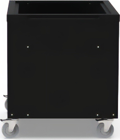 Станица за готвење Alfa Forni Cooking Station Small Frame, 80x80cm, со тркала, црна