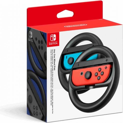 Aksesor timoni Nintendo Switch Joy-Con Wheel Pair, set me 2 copë, i zi