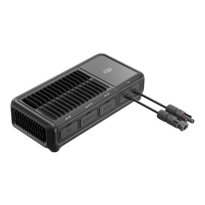 Karikues portativ DJI Power 1.8kW, solar dhe makine, super i shpejtë, i zi