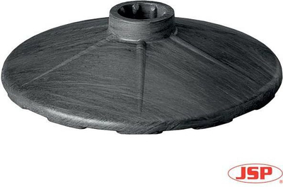 Базa за патен сигнал JSP CD ROAD BASE, рециклирана PVC, за столбови ROAD-POST_WC, црна