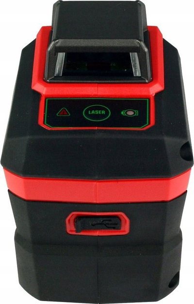 Laser kryq matës 360° Cross, 520Nm, rreze 30m, i gjelbër