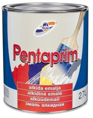 Bojë alkide Rilak Pentaprim, emale, 2.7L, e bardhë