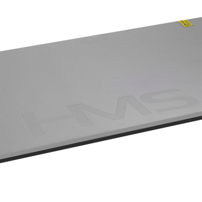 Tapet fitnesi HMS MFK01, 1.5 cm, me vrima për varje, gri me të zezë