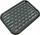 Tabaka çeliku për skarë “Non-Stick Reusable Grilling Tray”, e ripërdorshme, me sipërfaqe jo ngjitëse, metalike