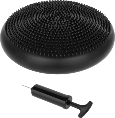 Jastëk sensorial rehabilitues Rebel Active, diametër 33cm, kapacitet 300kg, gri