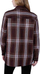 Këmishë gocash Carhartt Twill Plaid, përditshme, Dark Brown White, madhësia S