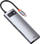 Replikator Baseus Metal Gleam 8in1 USB-C (CAHUB-CV0G), i argjendtë