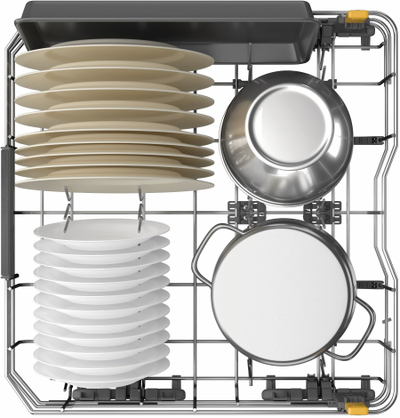 Enëlarëse e integruar Whirlpool WH6IC16B4M6T0, klasa C, e zezë