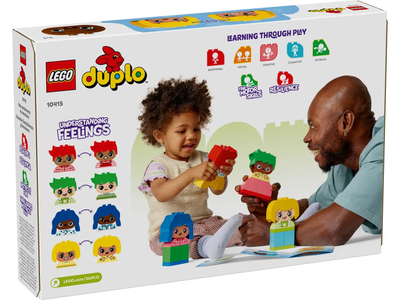 Lodër edukative LEGO DUPLO 10415 Big Feelings and Emotions, sete ndërtimi, shumëngjyrëshe