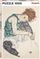 Puzzle Piatnik Schiele Seated Woman with Raised Knee, 1000 copa, 48 x 68 cm, shumëngjyrësh