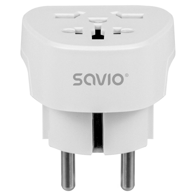 Adaptues udhëtimi AP-06, prizë universale, spinë EU, i bardhë
