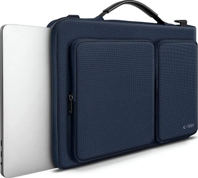 Çantë laptopi Tech-Protect Defender, 13-14", blu e errët (navy)