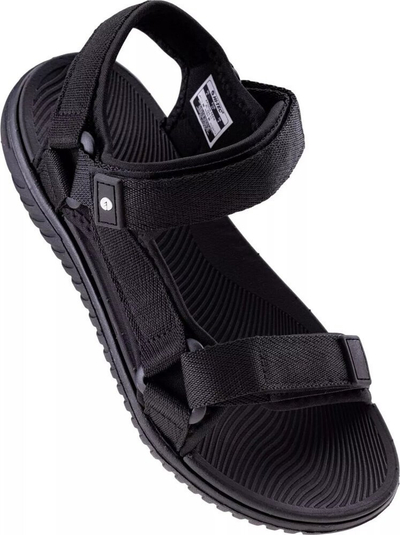 Sandale për fëmijë Hi-Tec Apodis Teen Jr, me velcro, shollë EVA, gri