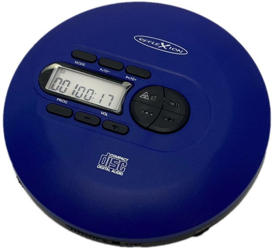 CD player portabël Reflexion PCD520MF/BL, MP3, CD CD-R CD-RW, blu