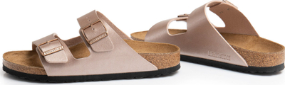 Sanda Birkenstock Arizona BF W 1023960, shollë anatomike, Birko Flor, bakër metalike