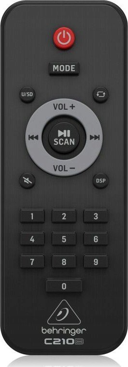 Altoparlant kolonë Behringer C210B, 160W, me bateri dhe Bluetooth, i zi