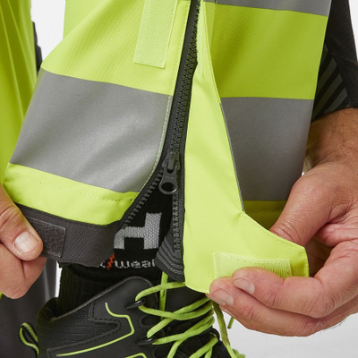 Pantallona pune Helly Hansen ALNA 2.0 Winter, të papërshkueshme nga uji, me shirita reflektues, të verdha