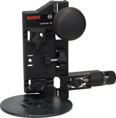 Udhëzues rrethi me adapter shine Bosch 2609200143, set aksesorësh, për prerje të sakta, gri