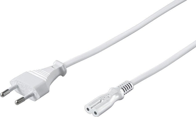 Kabllo rryme Microconnect PE030720W, 2m, fishekprizë Type C në C7, e bardhë