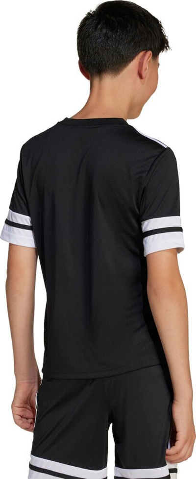 Bluzë sportive adidas Squadra 25 Jr JJ0052, për kalamaj, që thahet shpejt, e bardhë