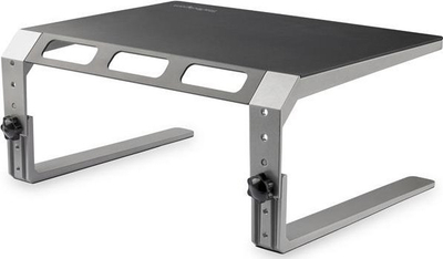 Mbajtëse monitori StarTech.com, çelik edhe alumin, me lartësi që e çon sipër-poshtë, ngjyrë argjend me të zezë