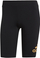 Pantallona shkurtra sportive Adidas Essentials Gradient Logo, pambuk elastik, për femra, të zeza